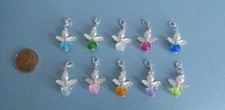 10 Engel Schutzengel Glücksbringer Anhänger Gastgeschenk Deko Perlen BastelnMini