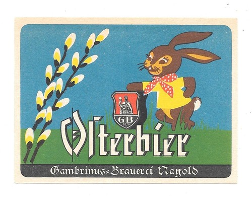 Bieretikett gambrinus brauerei - bieretikett, gambrinus-brauerei