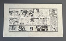 KLAUS VOORMANN signed signiert Kunstdruck REVOLVER Comic Strip BEATLES