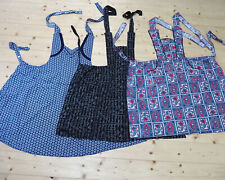 3x Nostalgie Damen Latz Cocktail Schürze 50/60/70 Jahre Vintage Baumwolle I247