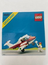 LEGO ® Bauanleitung Legoland 6687 Flugzeug Instruction ungelocht 296