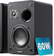 Regallautsprecher passiv, 2-Wege, Carbon‑Faser, Majority D70PX schwarz, unvollst