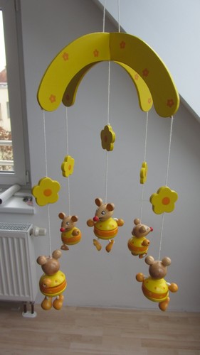Kinderzimmer mobile aus holz - kinderzimmer,