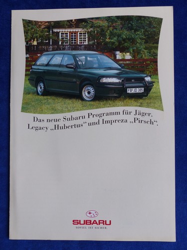 Subaru sondermodelle legacy - sondermodelle,