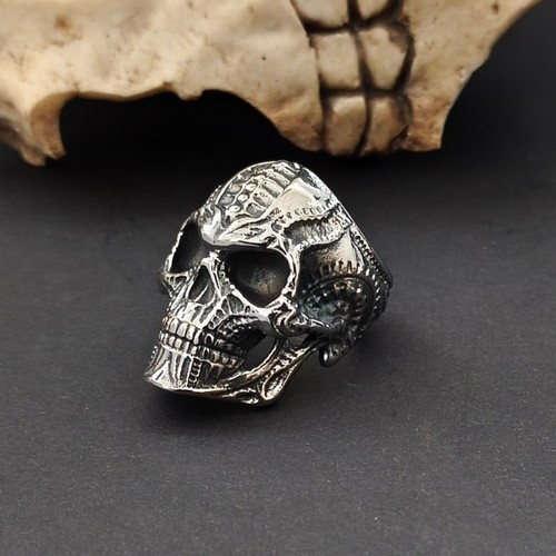 Totenkopf ring herren - totenkopf, im