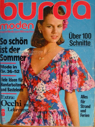 Altes burda modeheft ausgabe - ausgabe, 6
