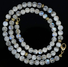 Mondstein collier 585 gold - mondstein,