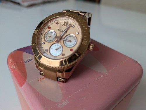 Fossil armbanduhr rosegold uhr - rosegold,