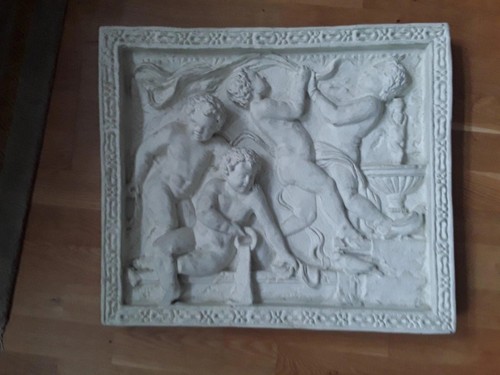 Wandbild putten antikes - wandbild, putten/