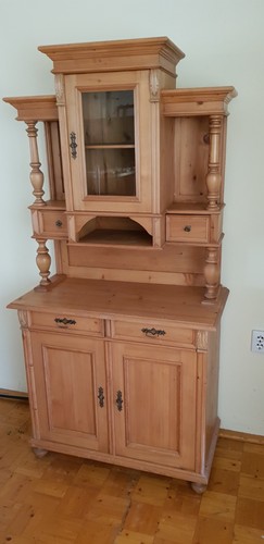 Altes buffet schrank vitrine - buffet,