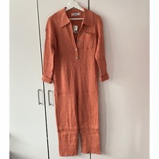 Free People Zuma Pullover Strick Cropped Jumpsuit Einteiler Gr. S Small