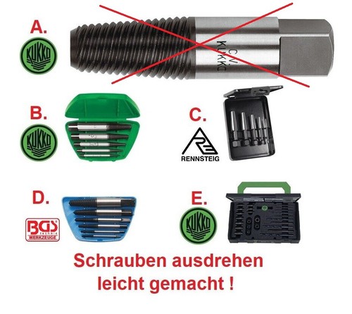 Schraubenausdreher kukko - schraubenausdreher,