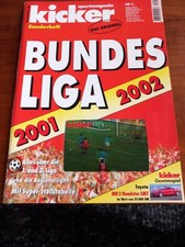 Kicker Bundesliga Sonderheft 2001/2002- Komplett - mit Stecktabelle -Hologramm 