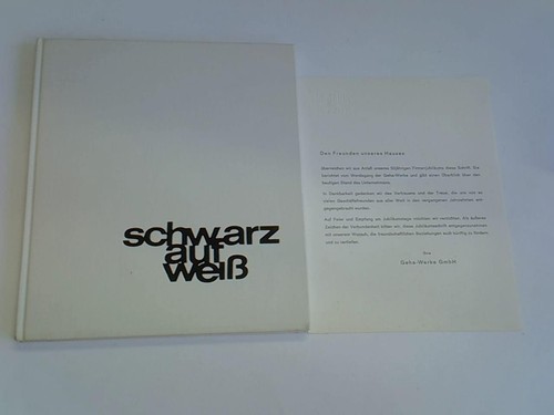 Schwarz auf weiß jahre - auf,