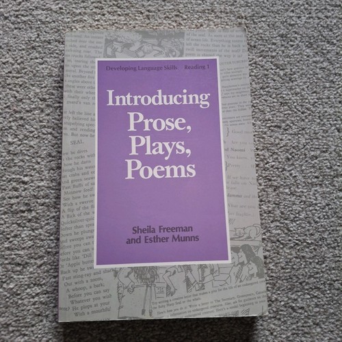 Introducing prose plays - prose,,