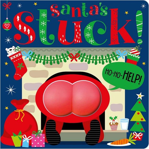 Santa stuck squishy - santa's, stuck!