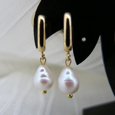 Ohrclips echte Perle