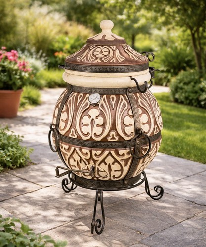 Tandoor attika gartenküche - tandoor,