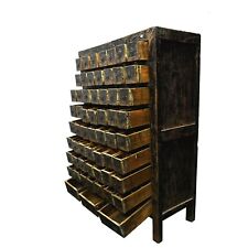 Apotheker Schrank antik chinesisch Medizin Schrank Schubladen Schrank aus Holz