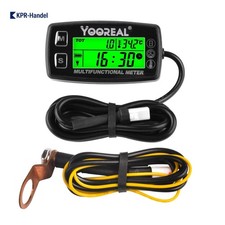 Programmierbarer Drehzahlmesser mit Temperaturanzeigen für Roller und Motorräder