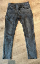 Blue Monkey Damen Jeans schwarz W29 L32