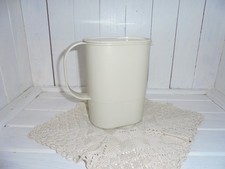 Kanne Saftkanne Tupper 1529 ❤ Frischequelle Kanne 1,2 Liter Beige Vintage Neuw.