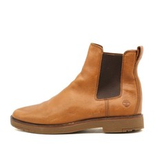 Timberland Herren A2C1X Stiefel Braun Leder Knöchelhoch Boots Chelsea EU 44