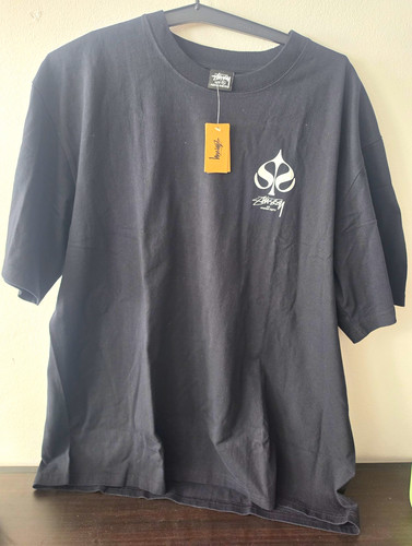 Stüssy herren shirt schwarz - herren,