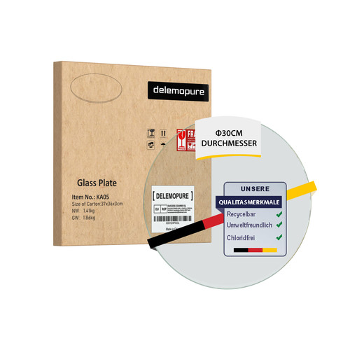 Glasplatte rund 30cm - glasplatte, Ø