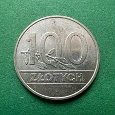 100 Zloty 1990 Polen | Y# 216 (A) (Zlote Zlotych)