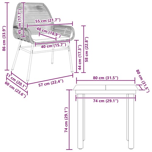 Garten essgruppe mit kissen - essgruppe,