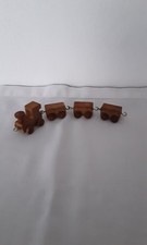 Holzeisenbahn klein, 4tlg. , Neu