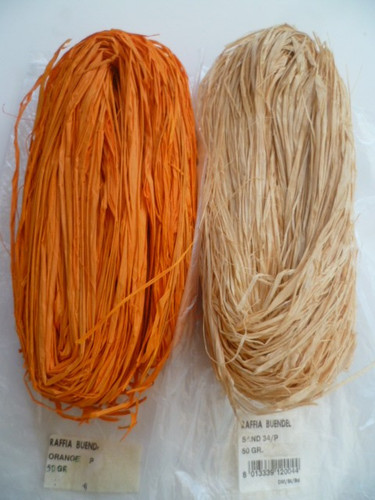 Stück raffia natur - 2, bast