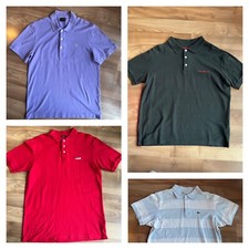 4x Polo-Shirts – 2x Lacoste (Gr. 6 & 4), Fila & Pierre Cardin (Gr. L)