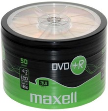 50 Maxell Rohlinge DVD+R 4,7GB