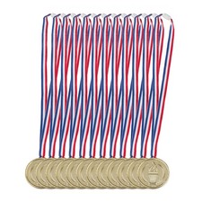 Goldmedaille Medaillen Set Auszeichnung für Kinder Siegermedaille 62 cm 48 Stück