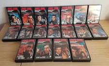 James Bond Sammlung - 18 VHS Filme, Top Zustand, Neuwertig