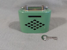 Spardose  Hamburger Sparcasse von 1827 - grün - vintage