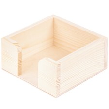 Zettelbox aus Holz 11,5 x 11,5