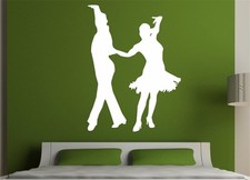 Wandtattoo Tanzen Tänzer Dance Wandaufkleber Wandsticker Premium Seidenmatt LD06
