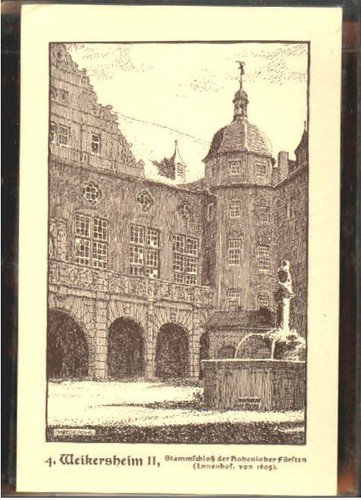 Weikersheim hohenloher schloss - hohenloher,