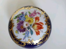 Meissen,Dose mit Deckel,D 7,5 cm ,H 5 cm,  kleiner Schaden -ausgebessert