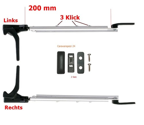 Fensteraussteller 200 links - mm,