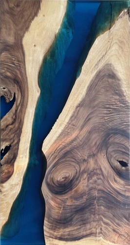 Epoxidharz tischplatte river - tischplatte,