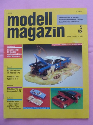 Modell magazin 1992 - magazin, 1992-05