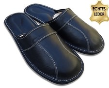 Herren leder hausschuhe - herren,