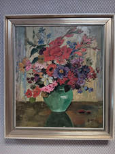 Großes Ölbild Blumen