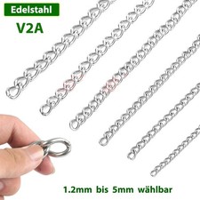 Edelstahlkette V2A Lötfreie