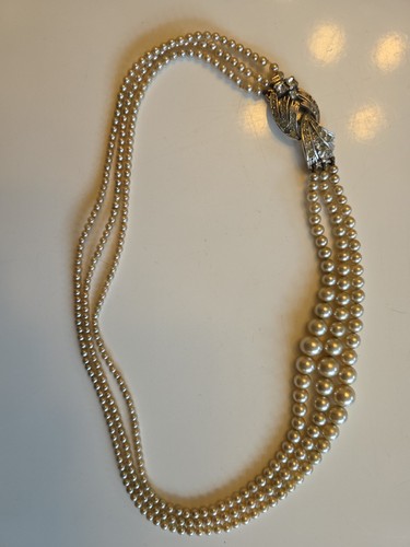 Majorica triple perlenkette - majorica,