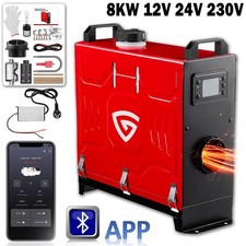 8KW 12V 24V 230V Diesel Heizung Standheizung Luftheizung Air Heater PKW LKW RV